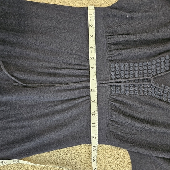 Banana Republic tie front navy dress Small - Picture 11 of 12